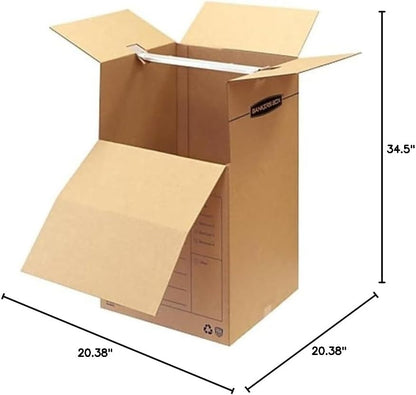 Short Wardrobe Box 3 Pack, 20-In X 20-In X 34-In (7710902)